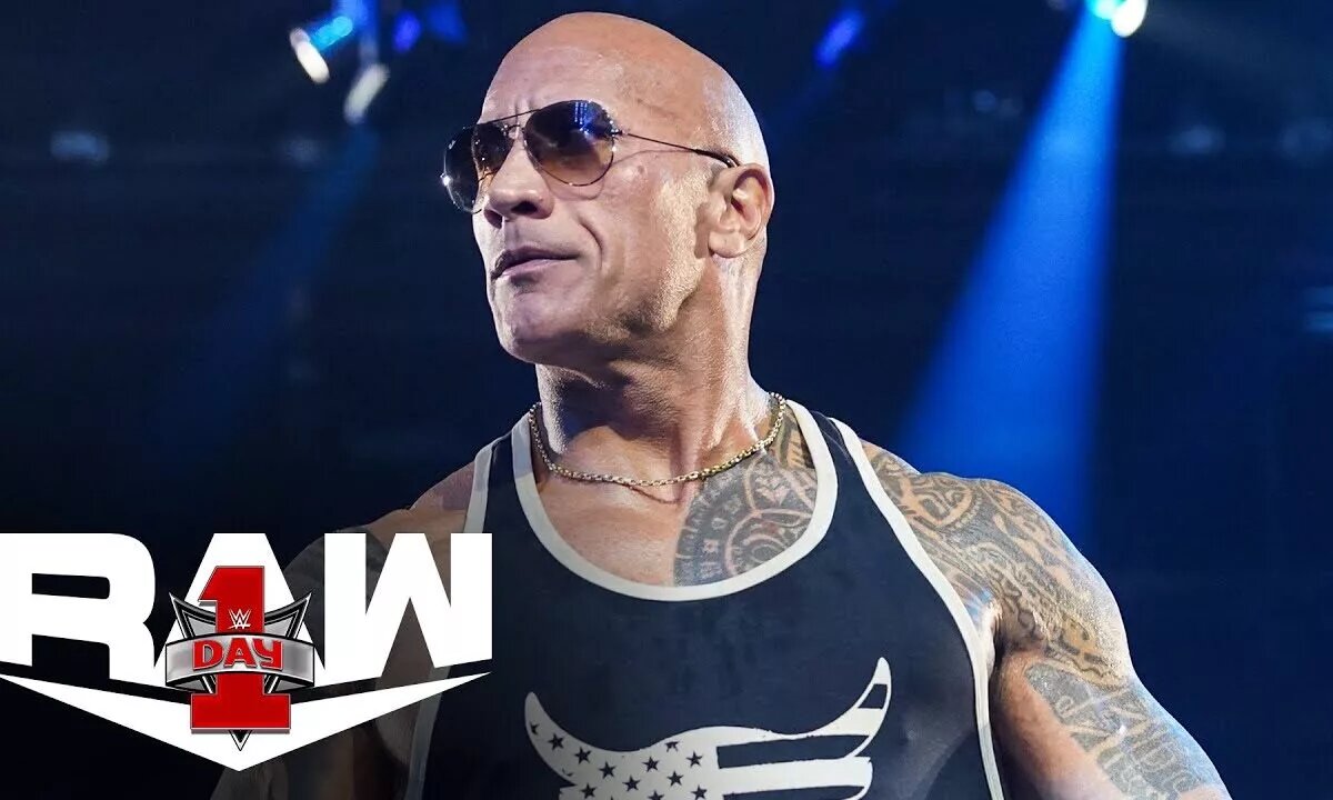 The Rock an edition of WWE Raw.