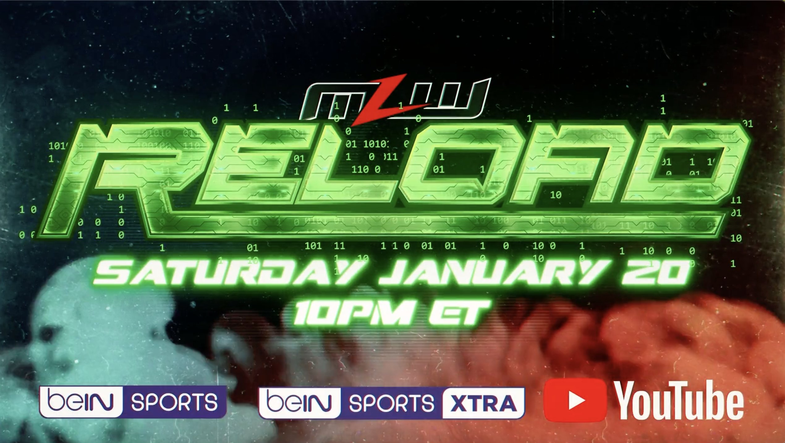 MLW Reload promotional graphic.