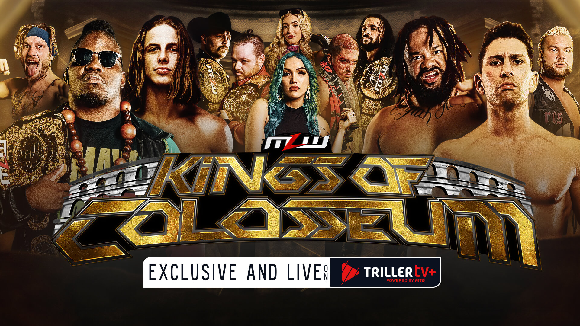 MLW Kings of the Coliseum promotional graphic.