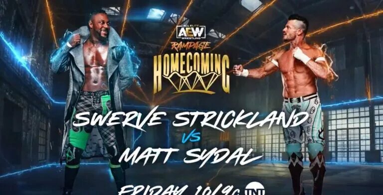 AEW Rampage Spoilers - Swerve Strickland vs Matt Sydal graphic