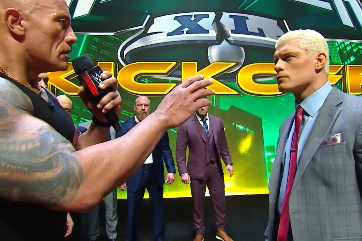 WWE WrestleMania 40 press conference.
