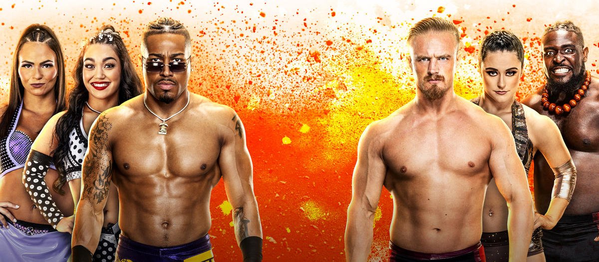 A banner for WWE NXT.