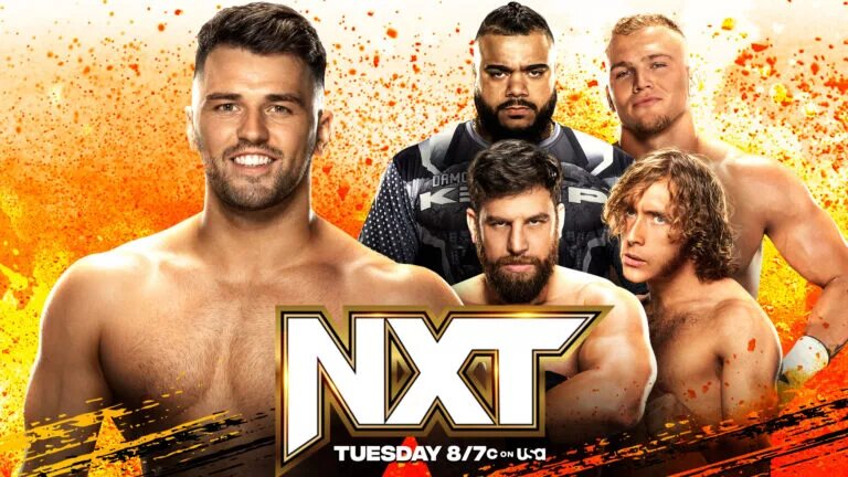 A match graphic for WWE NXT.