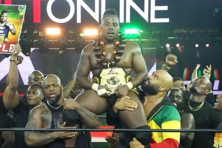 Alex Kane as MLW World Champion.