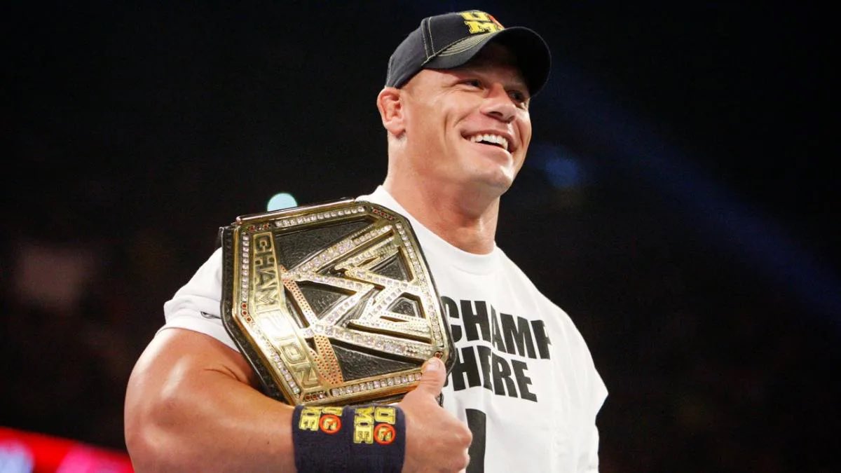 A photo of WWE Superstar John Cena.