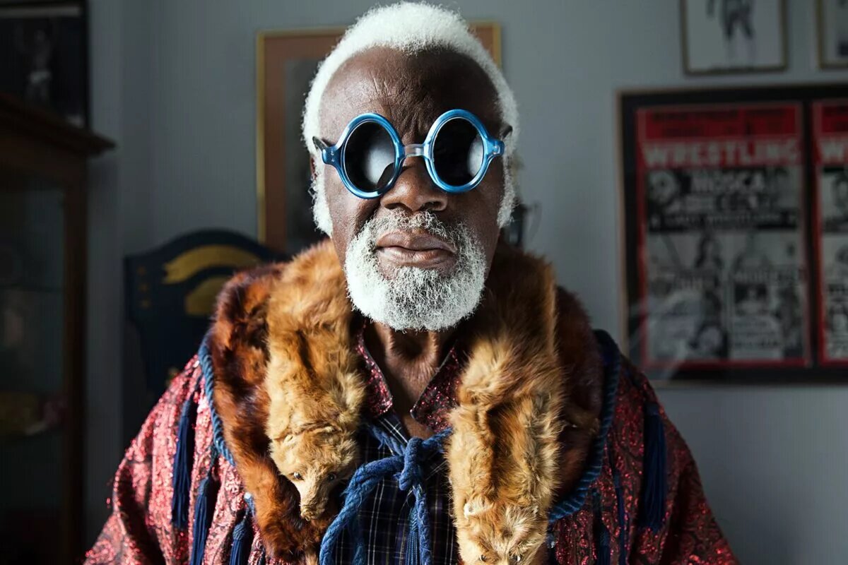 A photo of Sweet Daddy Siki to commemorate Black History month in the professional wrestling industry.