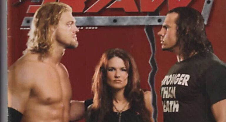 The cover of WWE RAW magazine.