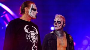 A photo of Sting in AEW.