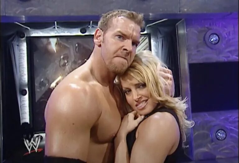 WWE Wrestling stars Trish Stratus and Christian.