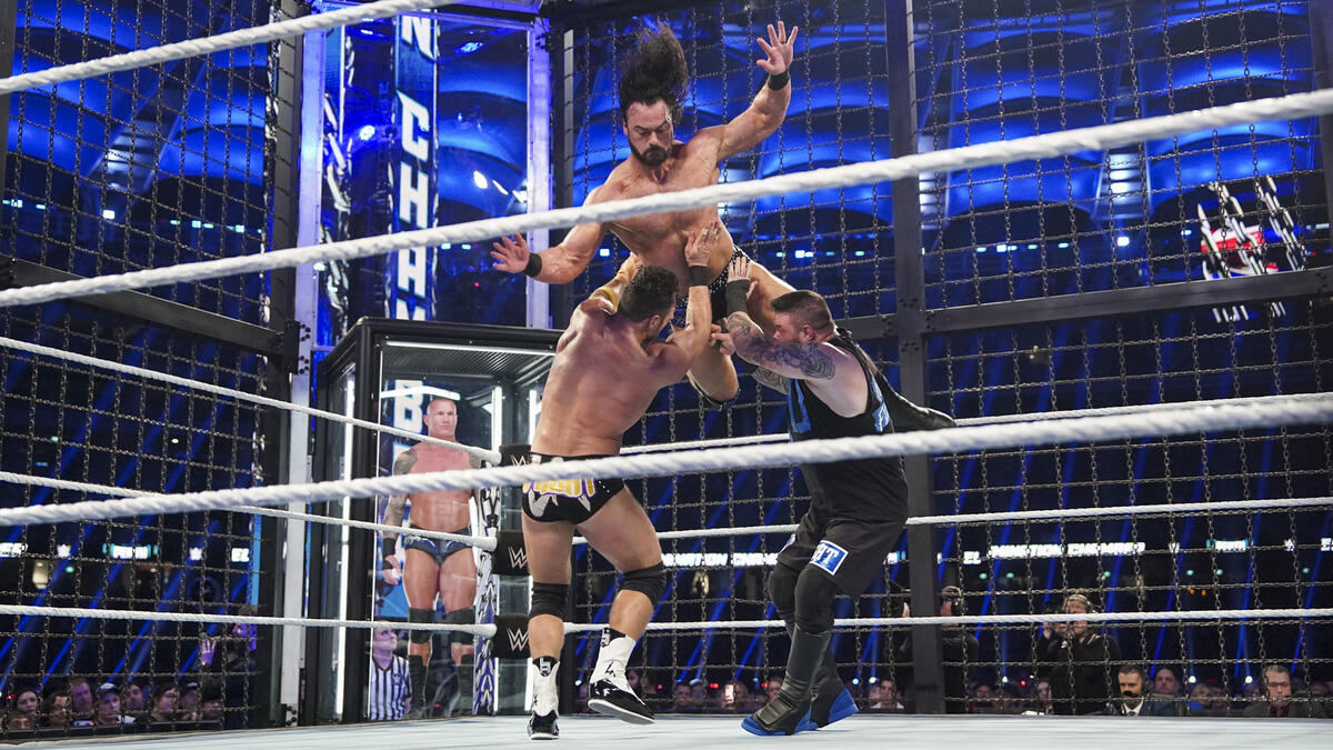 A photo from WWE Elimination Chamber 2024.