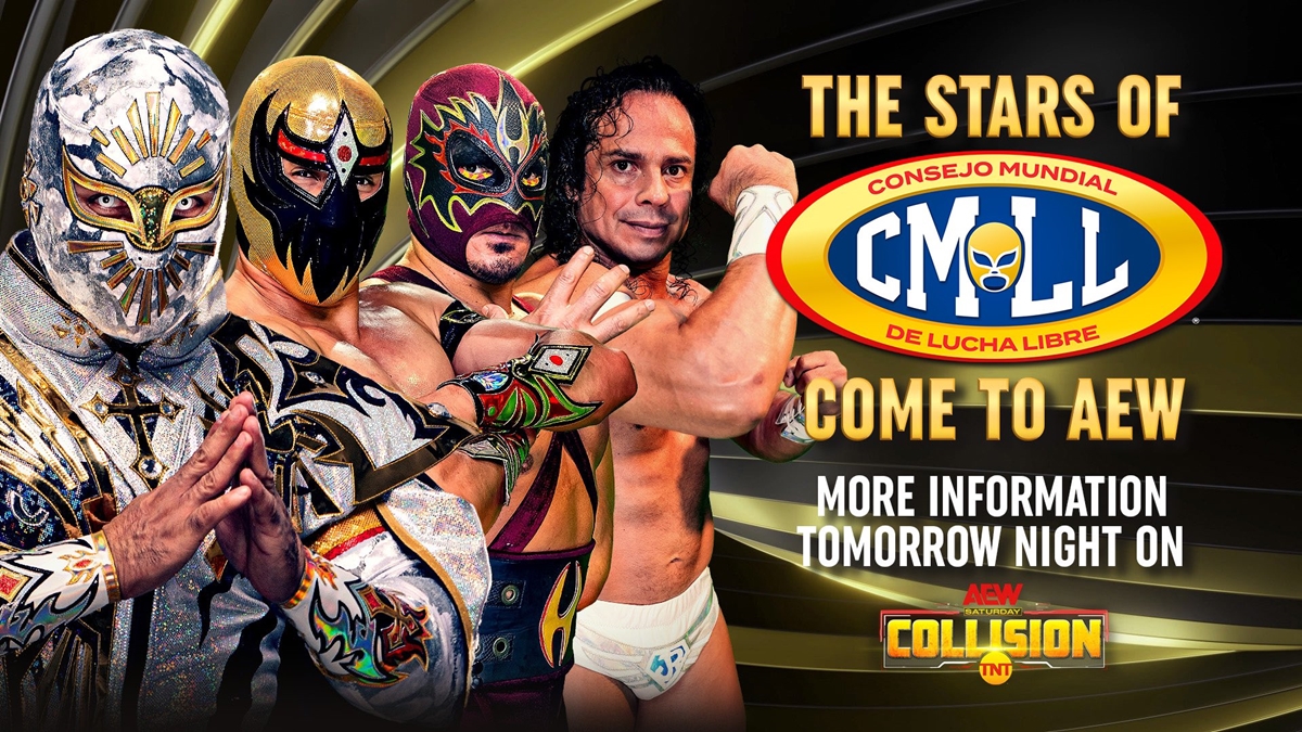 AEW Rampage Spoilers - CMLL stars coming to AEW graphic