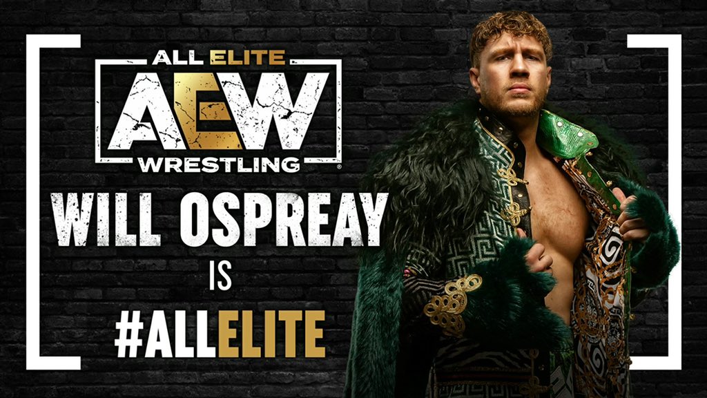 A photo of AEW wrestler Will Ospreay.