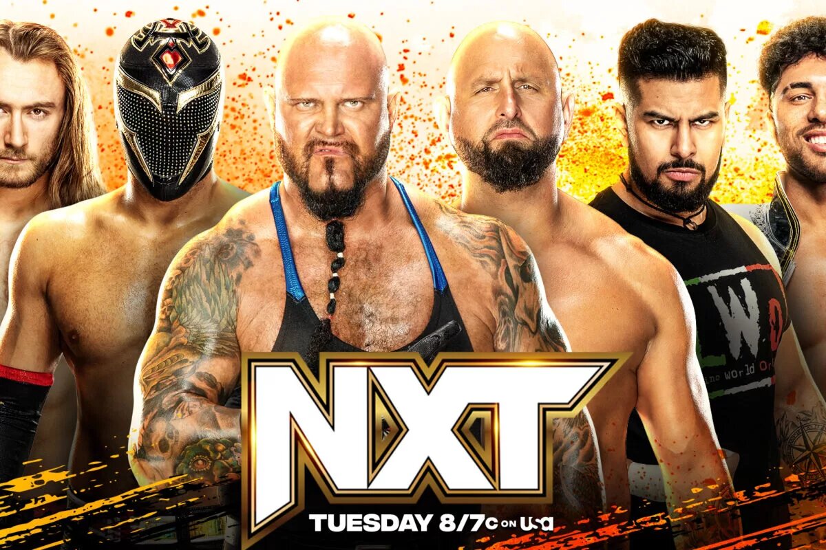 A match graphic for WWE NXT.