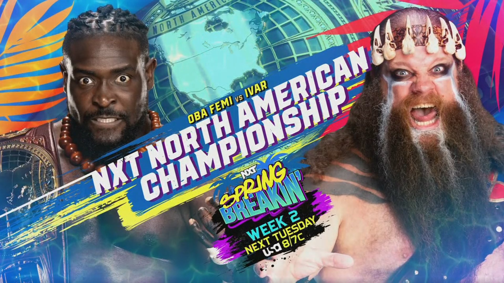 A graphic for WWE NXT Spring Breakin' 2024 night two.