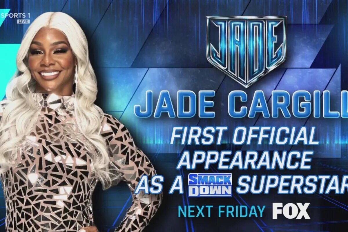 A photo of Jade Cargill, the newest signee of WWE SmackDown.