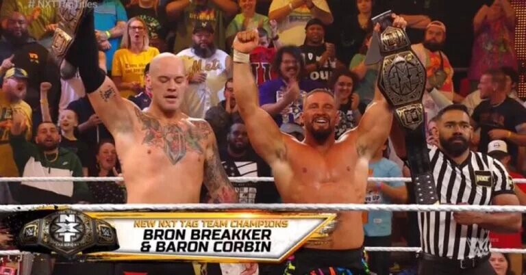 A photo of WWE NXT tag team The Wolf Dogs.