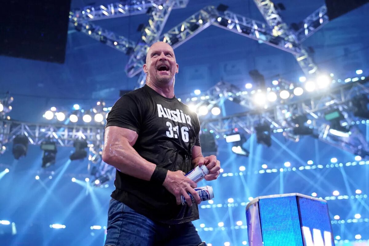 A photo of "Stone Cold" Steve Austin in commemoration of 3:16 Day.
