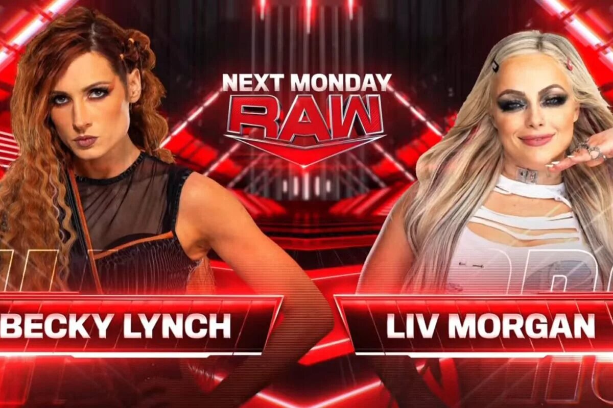 A WWE Raw promotional graphic.