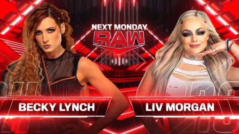 A WWE Raw promotional graphic.
