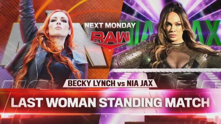 A promotional graphic for WWE Raw.