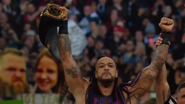 A photo of Damian Priest at WWE WrestleMania XL.