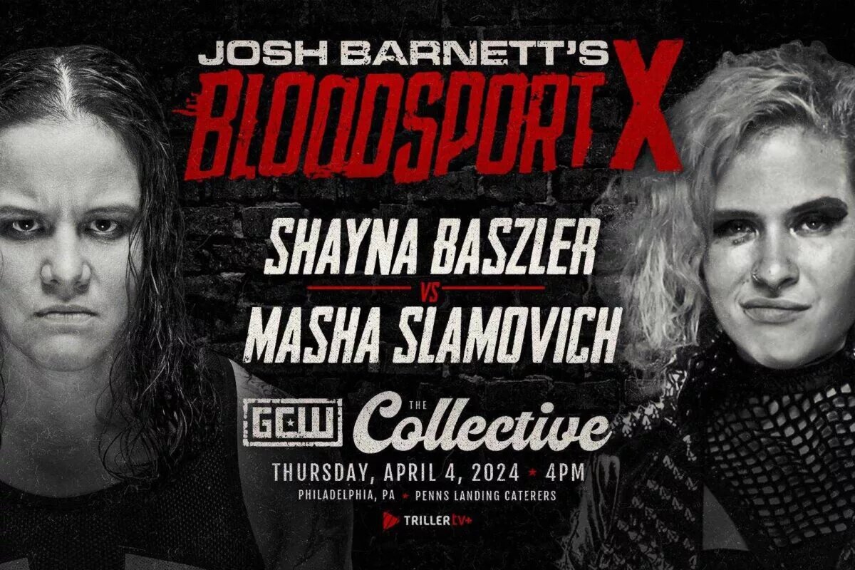 A photo of GCW The Collective Bloodsport, an indy event set for WWE WrestleMania Weekend.