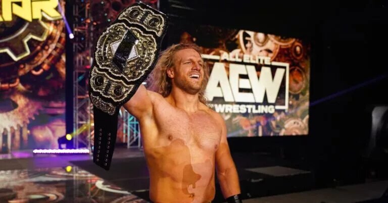 A photo of AEW wrestler "Hangman" Adam Page.