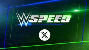 A photo of the WWE Speed logo.