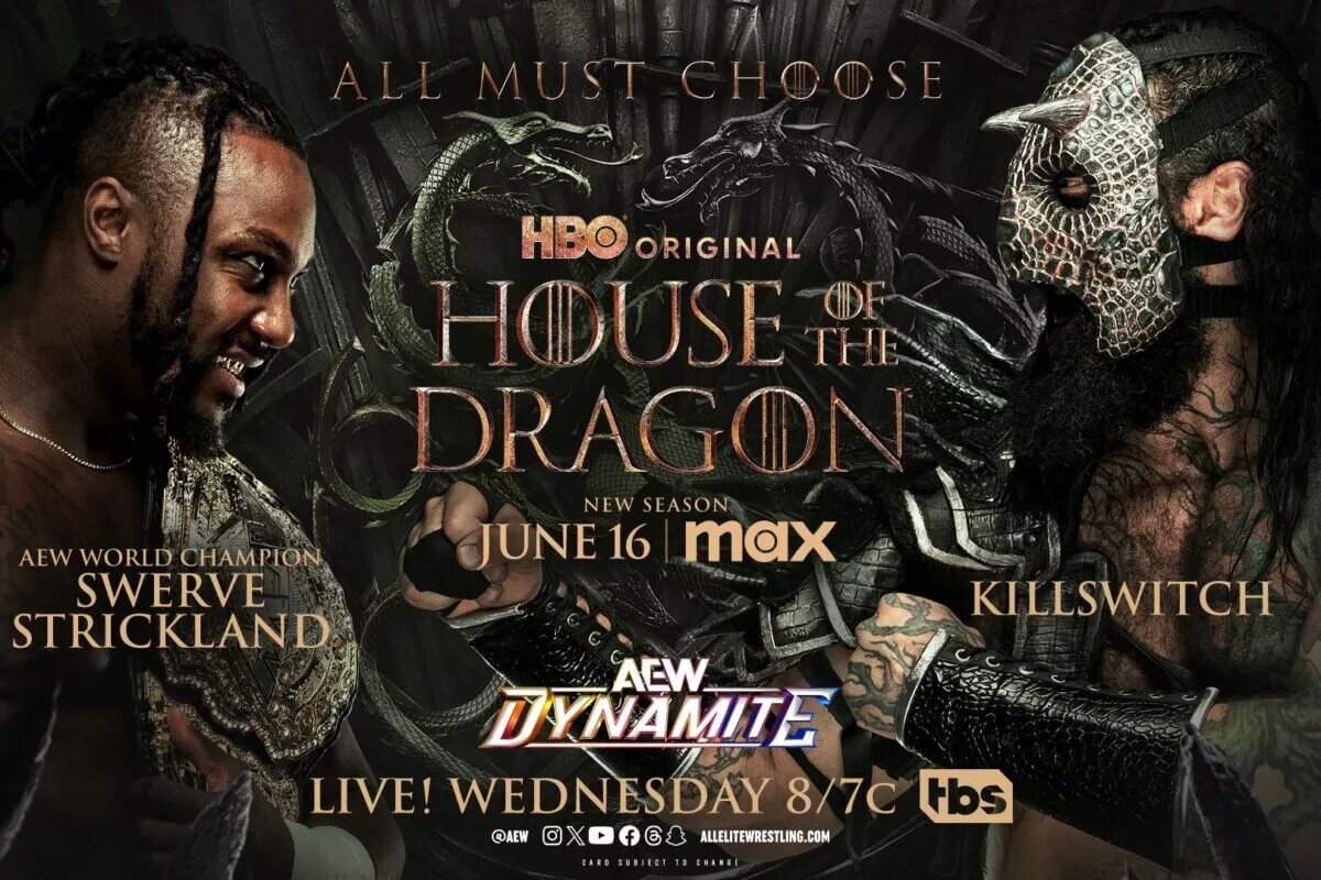A match graphic for AEW Dynamite.