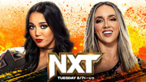 A match graphic for WWE NXT.