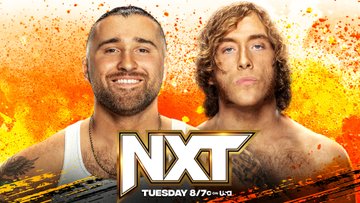 A match graphic for WWE NXT.