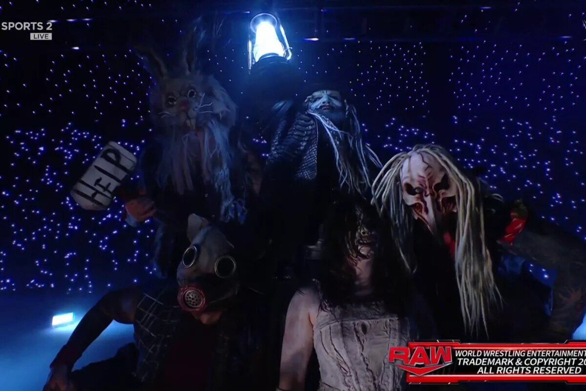 A photo of the Wyatt Sicks during their WWE Raw debut.