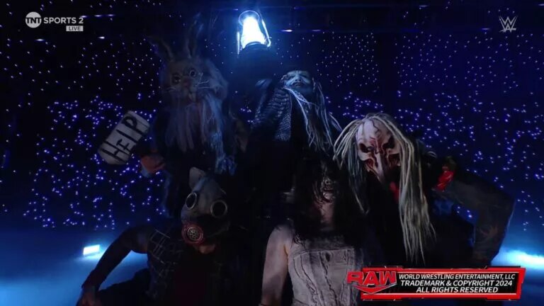 A photo of the Wyatt Sicks during their WWE Raw debut.