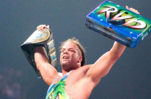 A photo of WWE Money in the Bank holder Rob Van Dam.