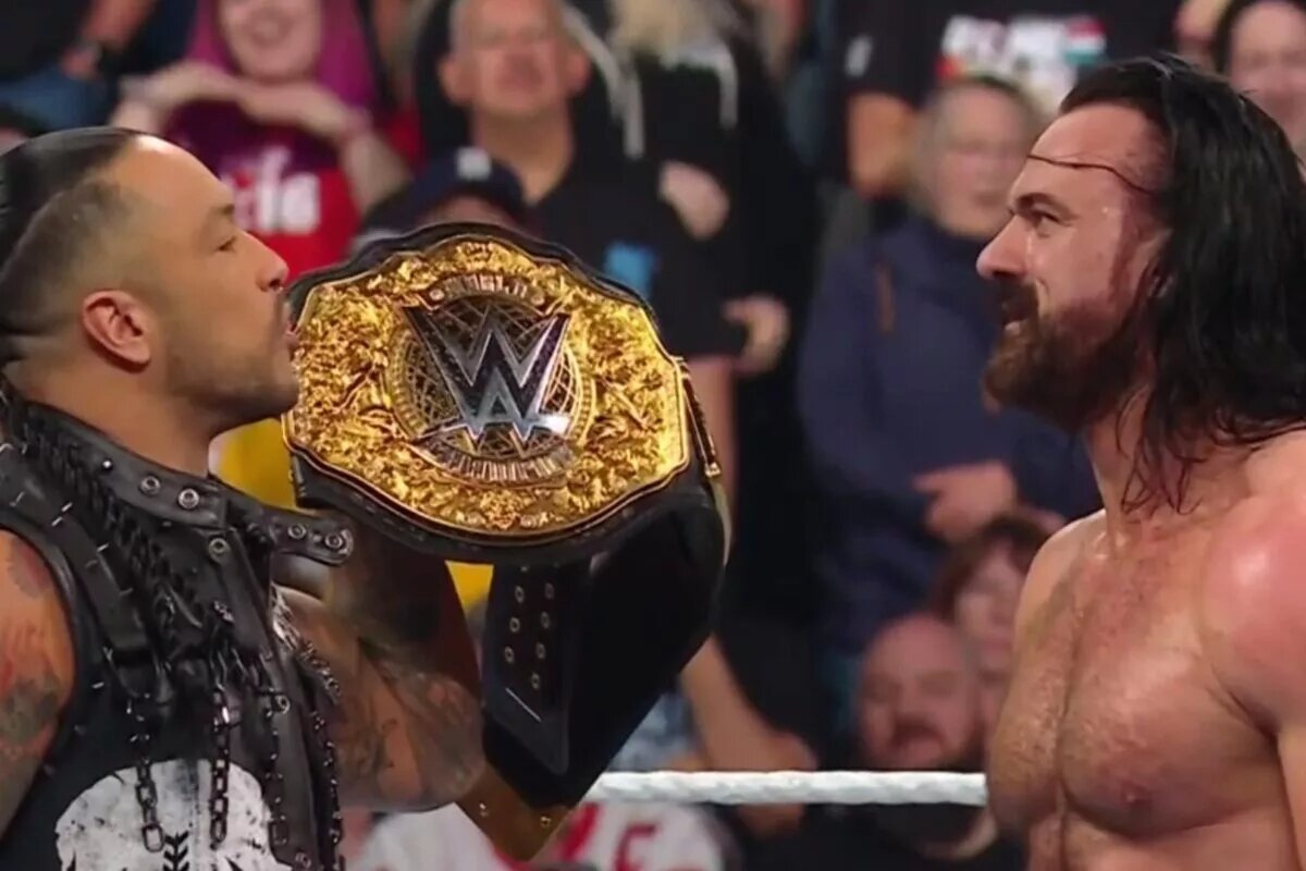 A photo from WWE Raw featuring Drew McIntyre and Damian Priest.