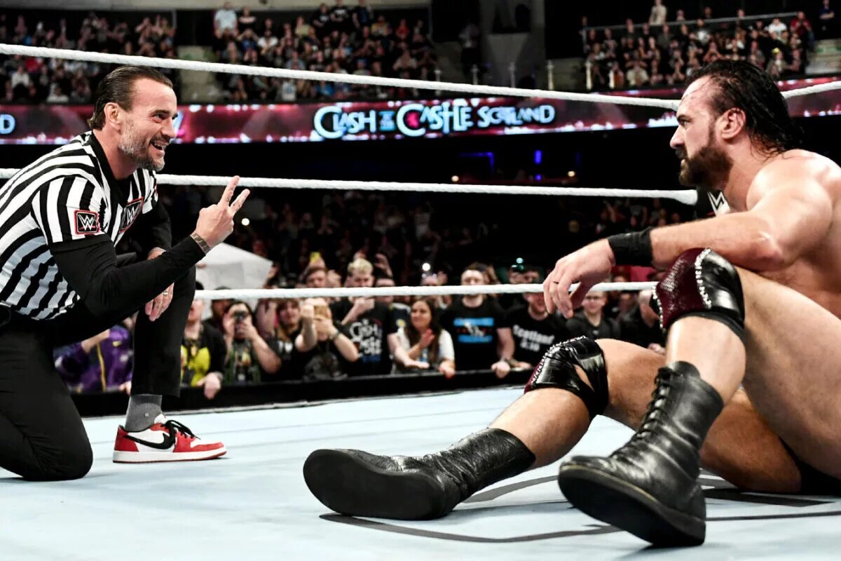 WWE Clash at the Castle picture of Drew McIntyre and CM Punk