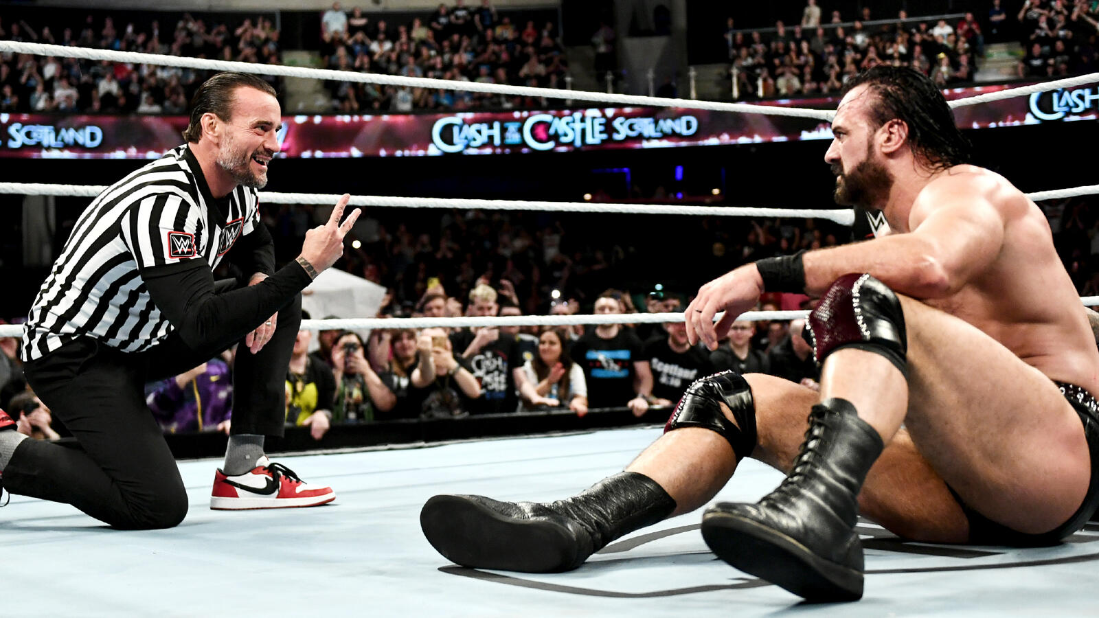 WWE Clash at the Castle picture of Drew McIntyre and CM Punk