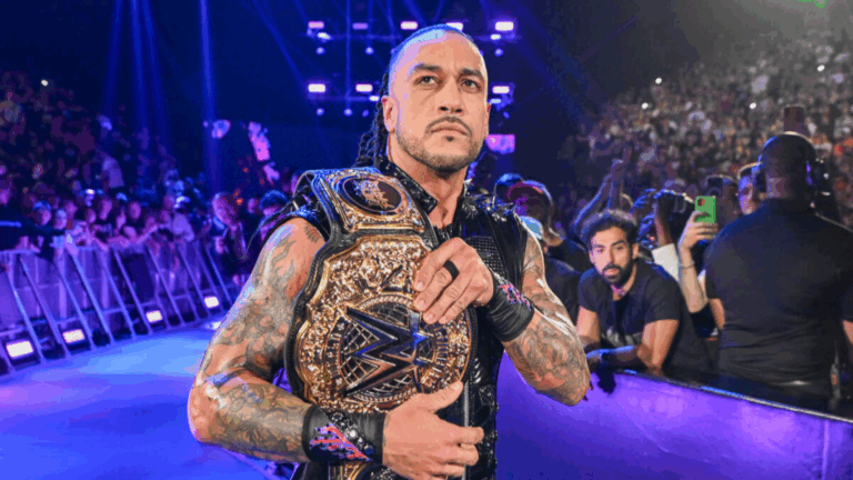 Damian Priest with World Heavyweight Championship