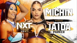 WWE NXT Preview graphic of Michin and Jaida Parker