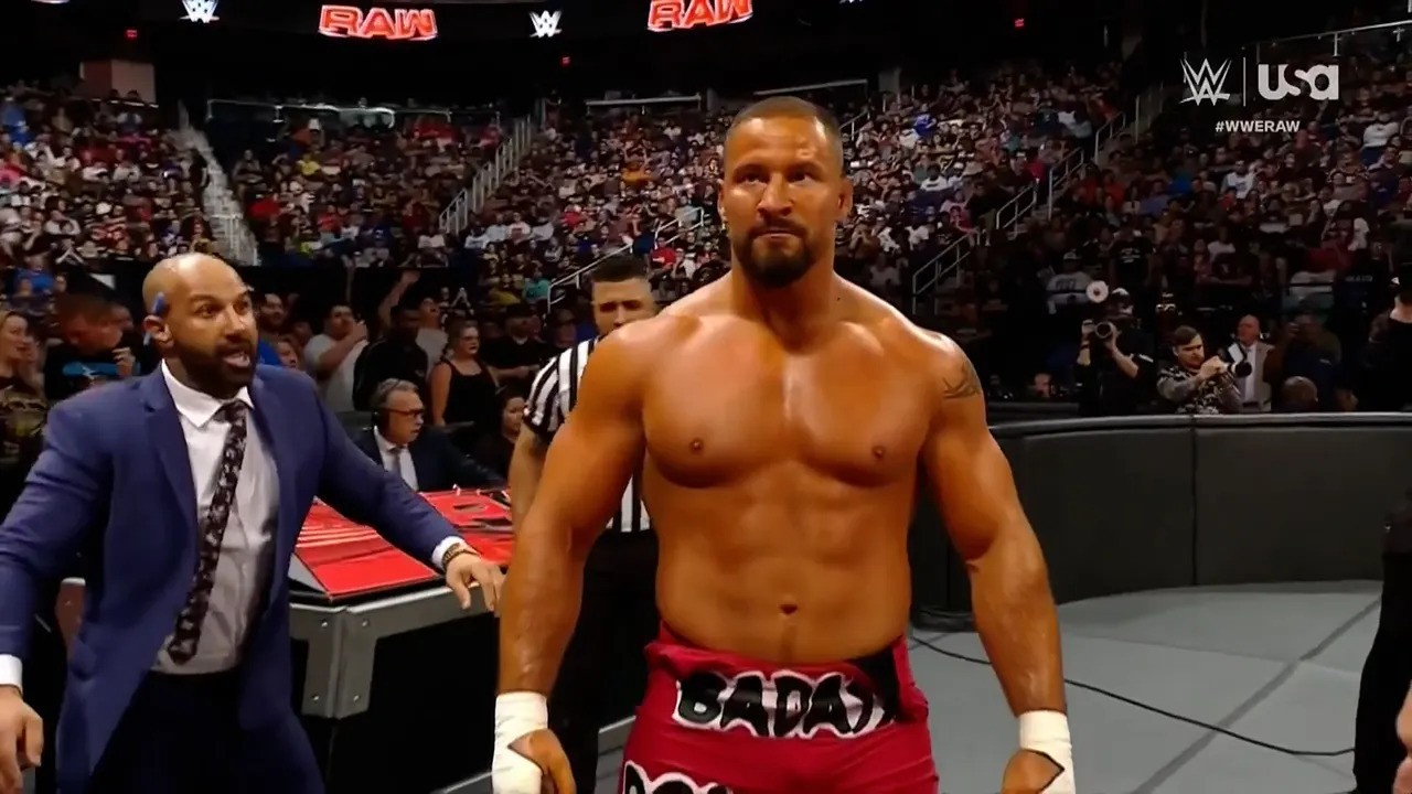 A photo of Bron Breakker on WWE Raw.
