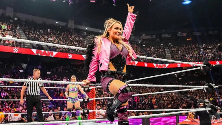 A photo of Natalya on WWE Raw.