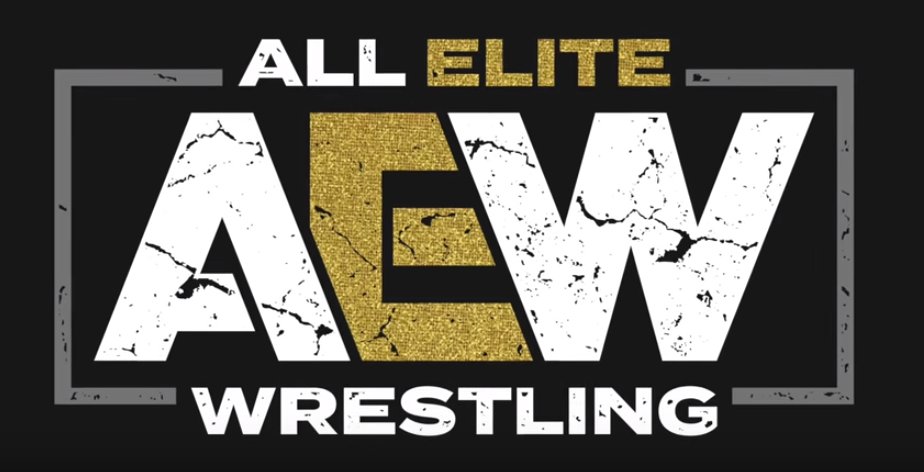 A photo of the AEW logo.