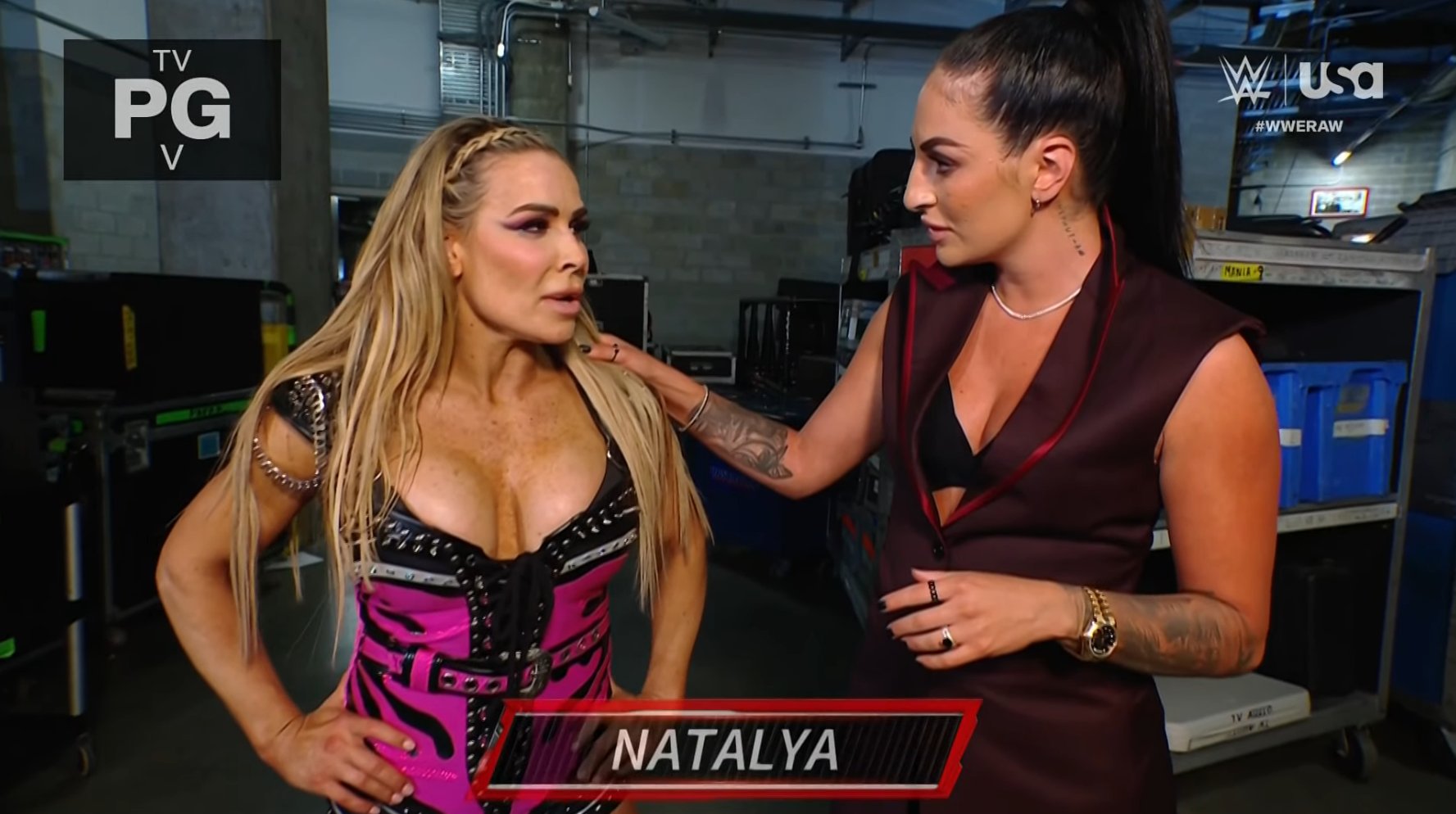 A photo of WWE Superstar Natalya on WWE Raw.