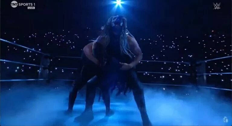 A photo of Uncle Howdy on WWE Raw.