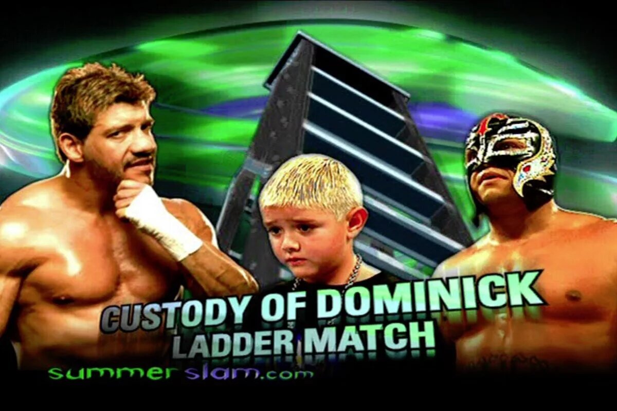 A gimmick match graphic from WWE SummerSlam 2005.