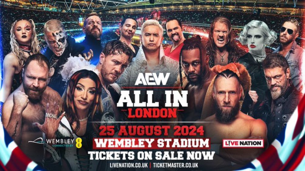 AEW All In (8/25/24) Full Card, Start Time, How to Watch