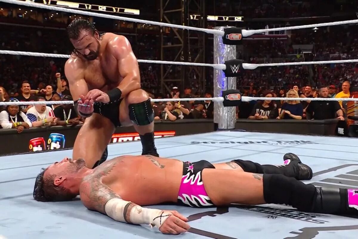 A photo of Drew McIntyre and CM Punk at WWE SummerSlam 2024.