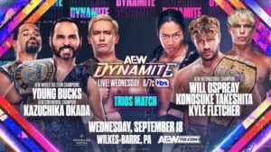 Preview: AEW Dynamite (9/18/24) - All-Star Trios with The Elite and Will Ospreay