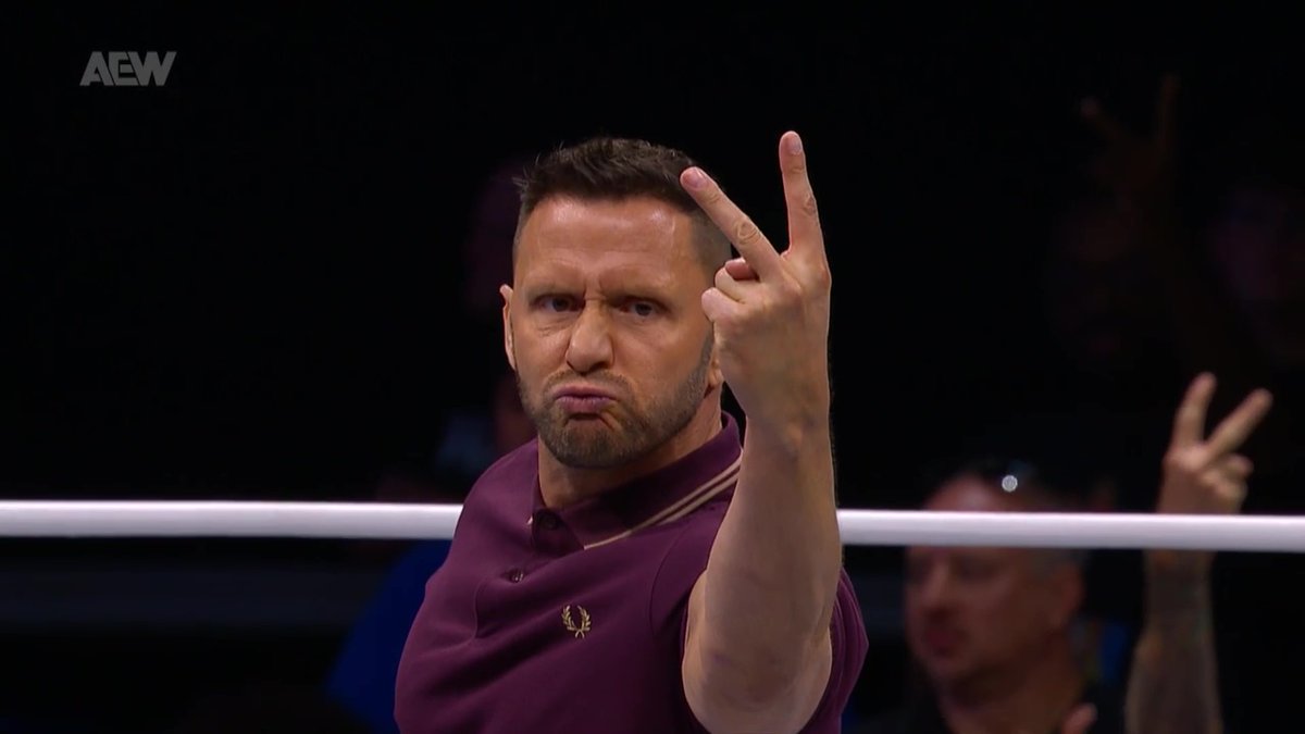 A photo of Nigel McGuinness, the challenger for Bryan Danielson at AEW Dynamite: Grand Slam.