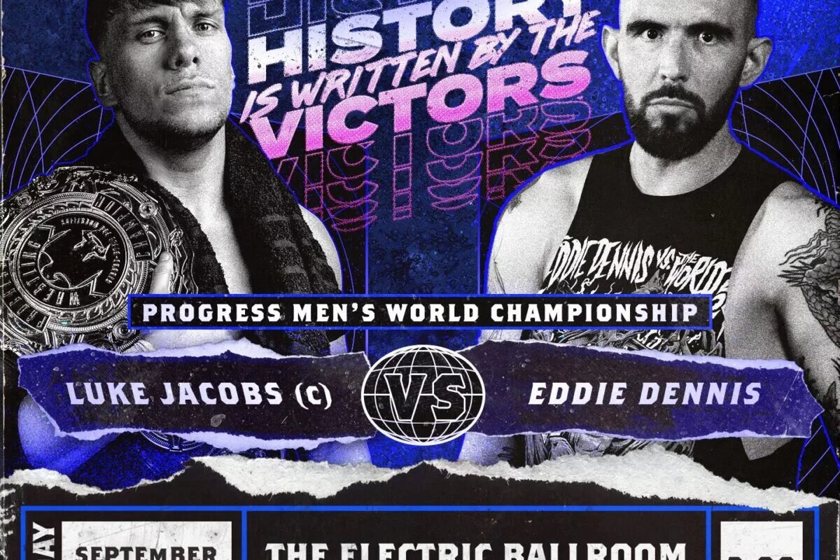 A match graphic for PROGRESS Wrestling.